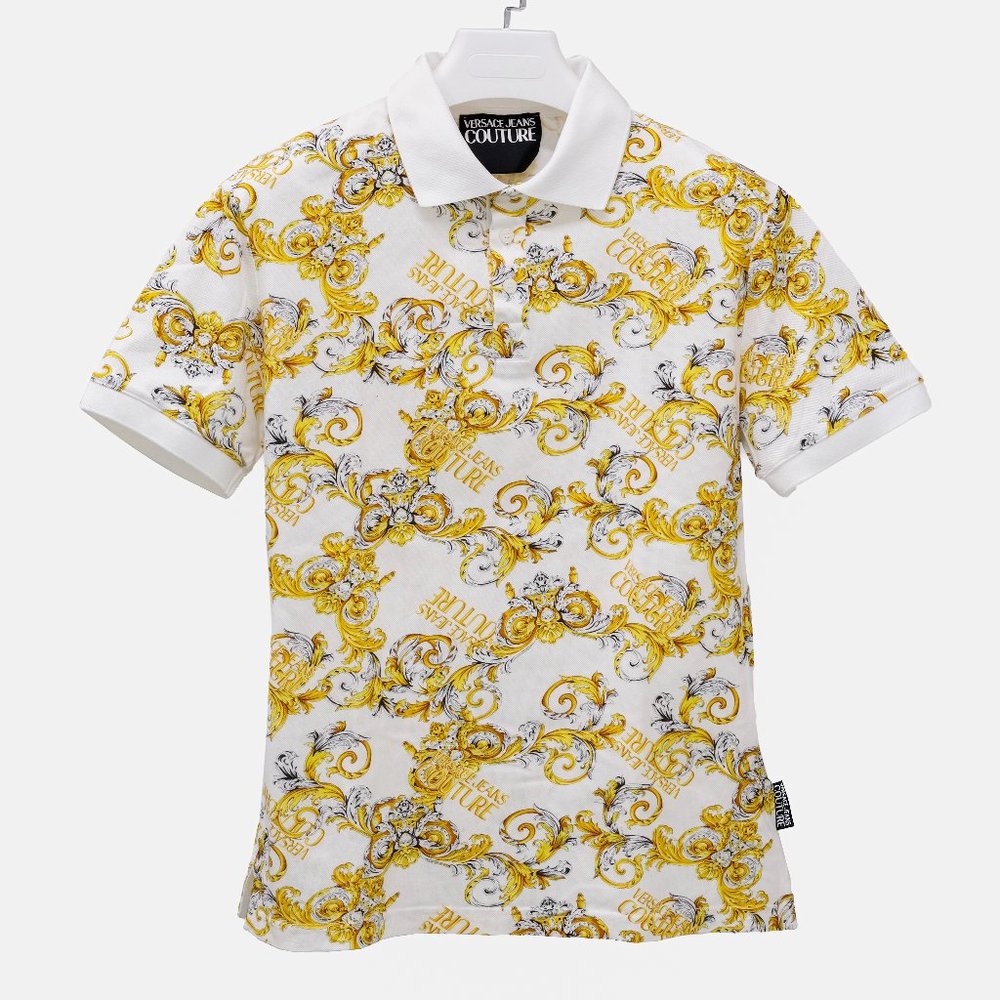Versace Jeans Printed Polo Shirt